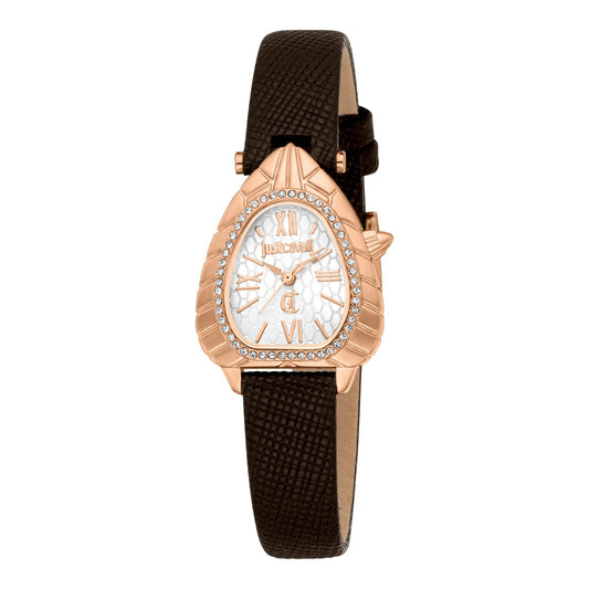 Just Cavalli Perla Leather Brown RG