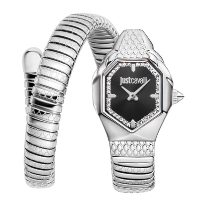 Just Cavalli Aria Silver Black