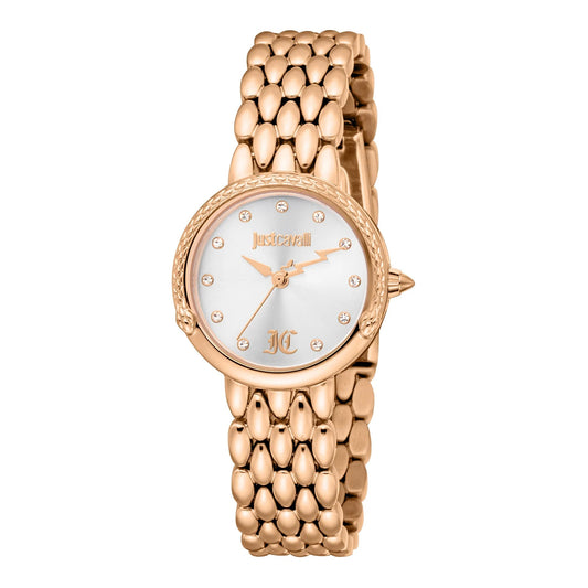 Just Cavalli Rosa Snake Rose Gold Silver