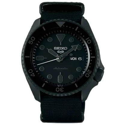 Seiko 5 Sports Auto Mens Black Watch Srpd79k1