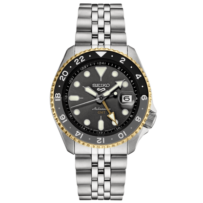 Seiko 5 Sports Gmt Auto Mens Grey Watchssk021k1