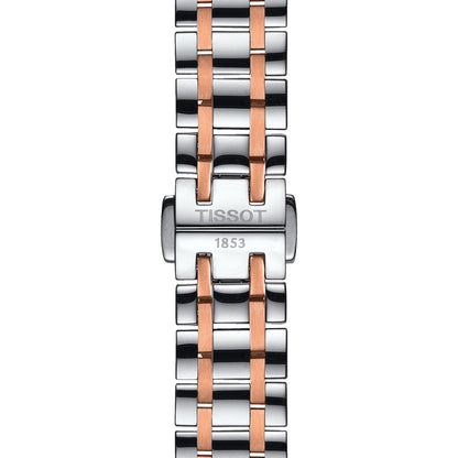 Tissot Ladies Automatic Watch Chemin Des Tourelles Powermatic 80 Two Tone Rose Helvetic Pride T0992072211802