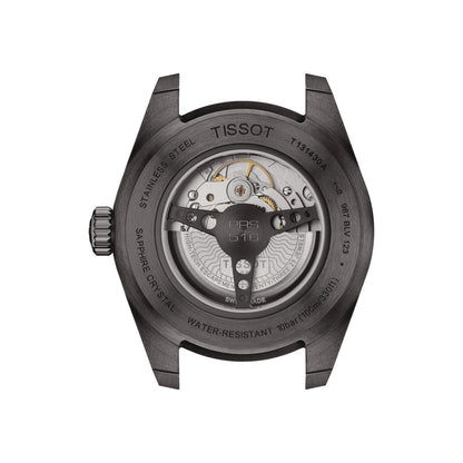 Tissot Mens Chronograph Watch Prs 516 Powermatic 80 Black T1314303605200