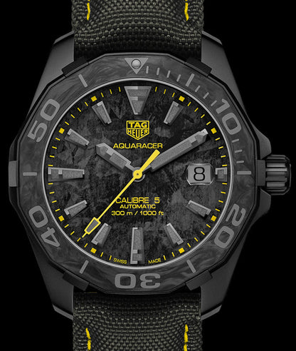 Tag Heuer Aquaracer Carbon Dial Watch For Men Wbd218b Fc6446