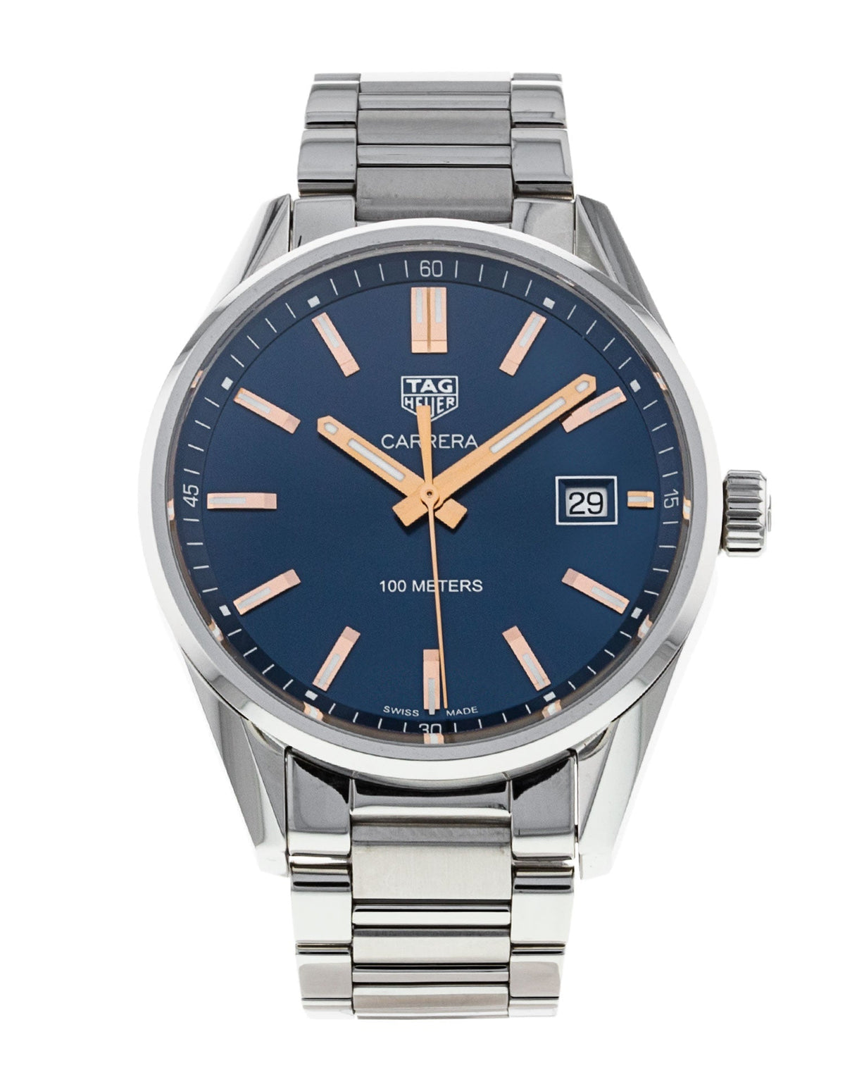 Tag Heuer Carrera Quartz Silver Dial Watch For Women War1112 Ba0601