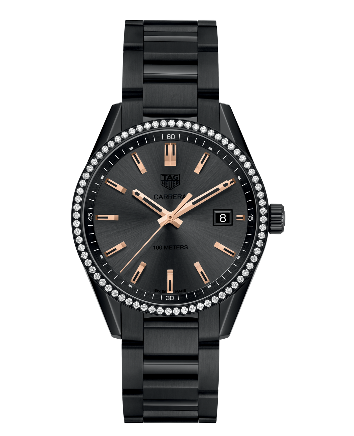 Tag Heuer Carrera Quartz 39mm Watch For Women War1115 Ba0602