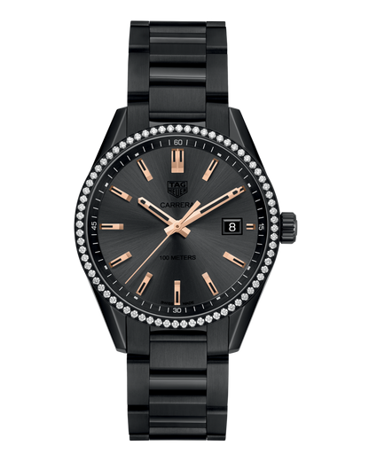 Tag Heuer Carrera Quartz 39mm Watch For Women War1115 Ba0602