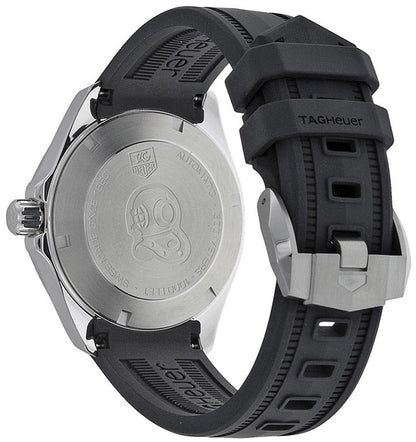 Tag Heuer Aquaracer Caliber 5 White Dial Black Rubber Strap Watch For Men Way2111 Ft8021