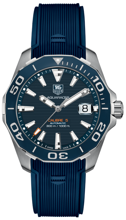 Tag Heuer Aquaracer Blue Dial Watch For Men Way211c Ft6155