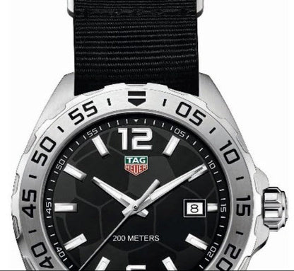 Tag Heuer Formula 1 Quartz Black Dial Black Nato Strap Watch For Men Waz1015 Fc8198