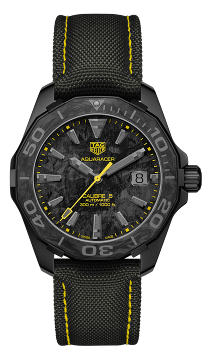 Tag Heuer Aquaracer Carbon Dial Watch For Men Wbd218b Fc6446