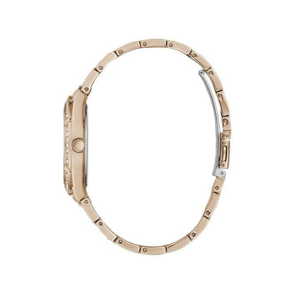 Guess Watches Afterglow Ladies Sport Rose Gold Stainless Steel Watch Gw0312l3