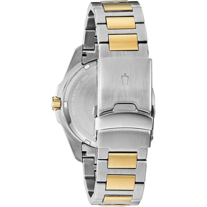 Bulova Marine Star Mens Two Tone Watch 98b334