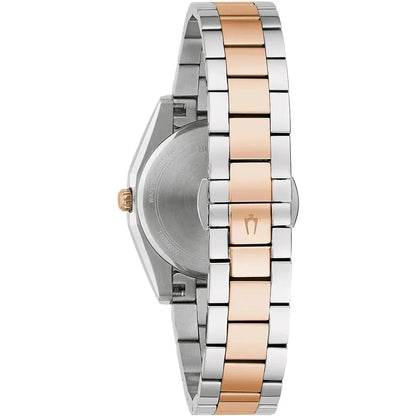 Bulova Surveyor Ladies Mother Of Pearl Watch 98p207
