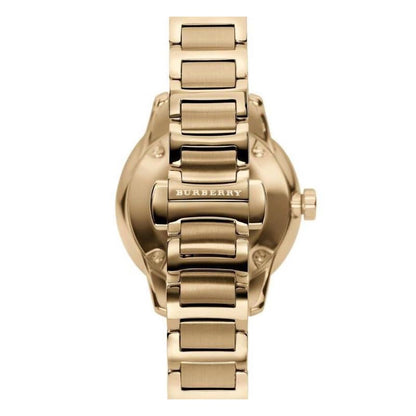 Ladies Gold The Classic Stainless Steel Burberry Watch Bu10109