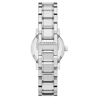 Ladies Silver Stainless Steel Burberry Watch Bu9231