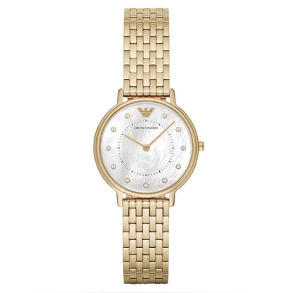 Emporio Armani Ar11007 Ladies Gold Watch