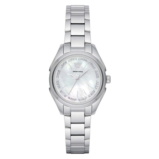 Emporio Armani Ar11030 Ladies Valeria Silver Watch