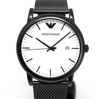 Emporio Armani Ar11046 Men S Luigi Black Pvd Watch