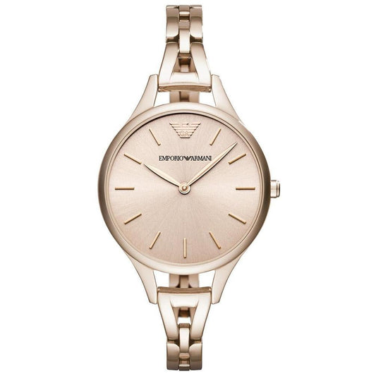 Emporio Armani Ar11055 Ladies Aurora Rose Gold Watch
