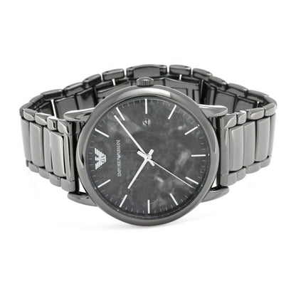 Emporio Armani Ar11155 Men S Luigi Blue Marble Watch