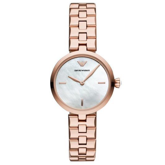 Emporio Armani Ar11196 Ladies Rose Gold Watch