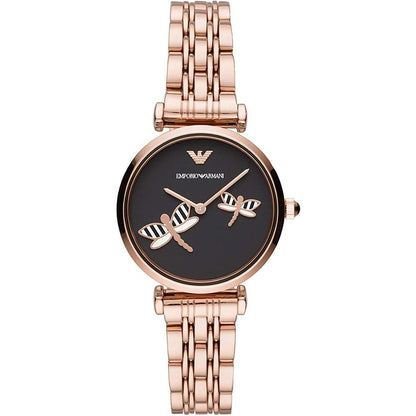 Emporio Armani Ar11206 Ladies Gianni T Bar Rose Gold Watch