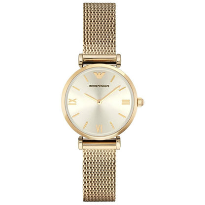 Emporio Armani Ar1957 Ladies Gold Slim Watch