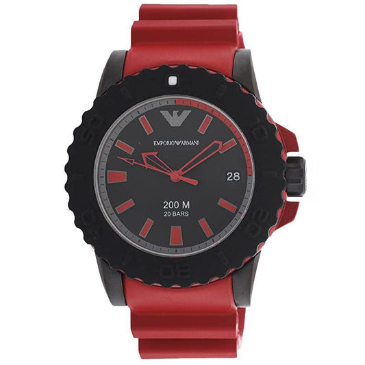 Emporio Armani Ar6101 Men S Sportivo Red Watch