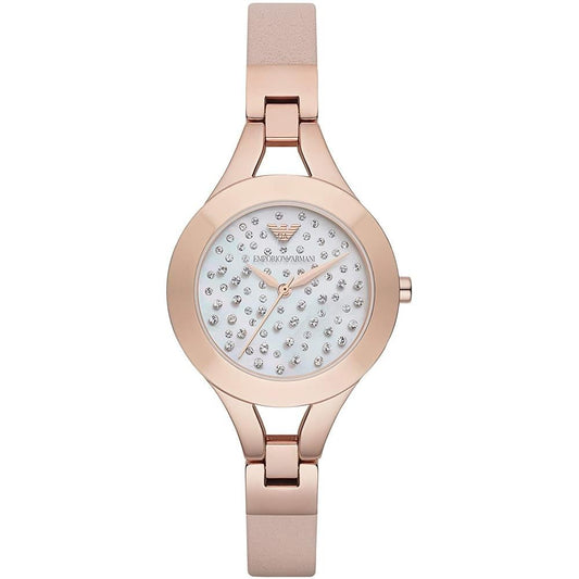 Emporio Armani Ar7437 Ladies Rose Gold Watch