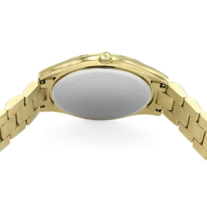 Michael Kors Mk3435 Ladies Slim Runway Gold Green Watch