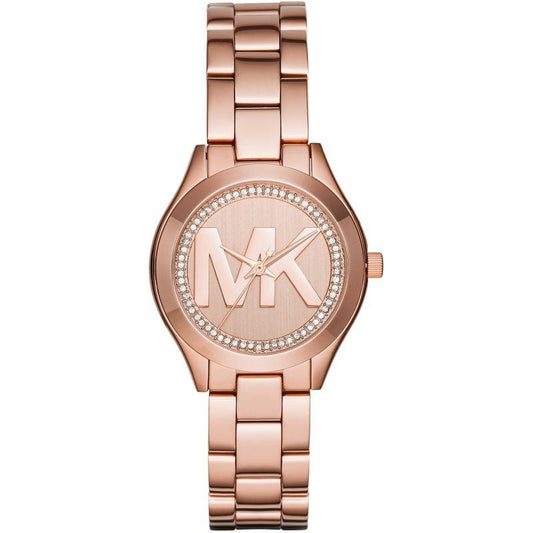 Michael Kors Mk3549 Ladies Mini Slim Runway Rose Gold Watch