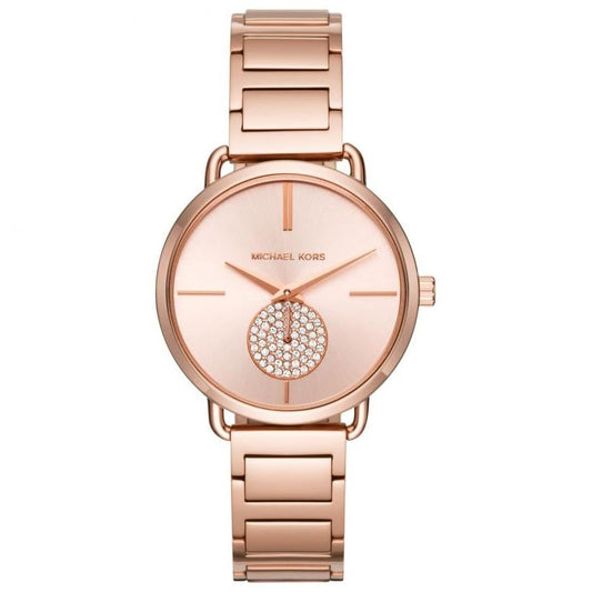 Michael Kors Mk3640 Ladies Portia Rose Gold Watch