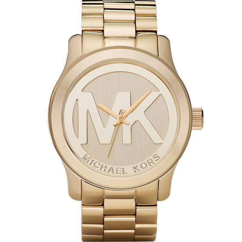 Michael Kors Mk5473 Ladies Runway Yellow Gold Watch
