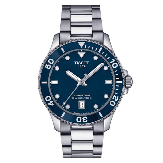 Tissot Seastar 1000 40mm Unisex Blue Watch T120 410 11 041 00
