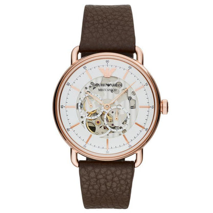 Emporio Armani Ar60027 Men S Automatic Meccanico Skeleton Watch