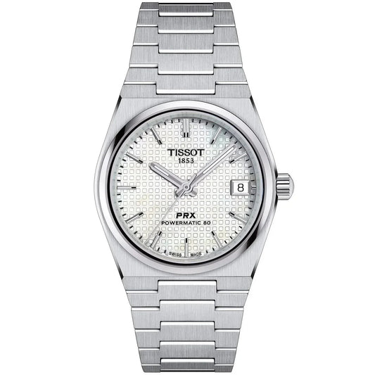 Tissot Prx 35mm Auto Unisex Mother Of Pearl Watch T137 207 11 111 00