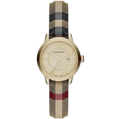 Burberry Ladies Watch The Classic Yellow Gold Bu10104