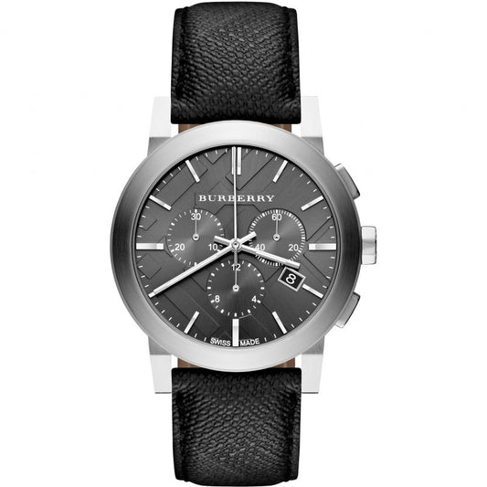 Burberry Mens Watch Chronograph The City Grey Bu9362