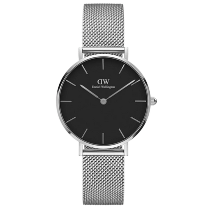 Daniel Wellington Ladies Silver Petite Stirling Watch Dw00100162