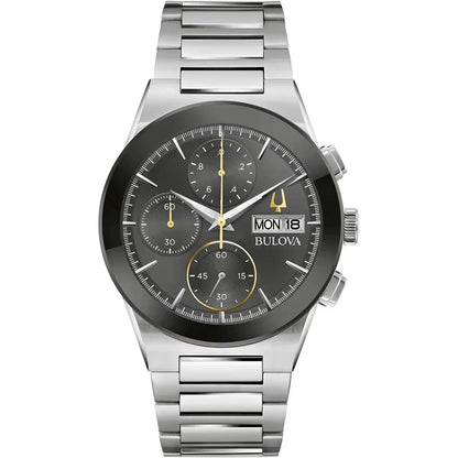 Bulova Millennia Mens Silver Watch 96c149