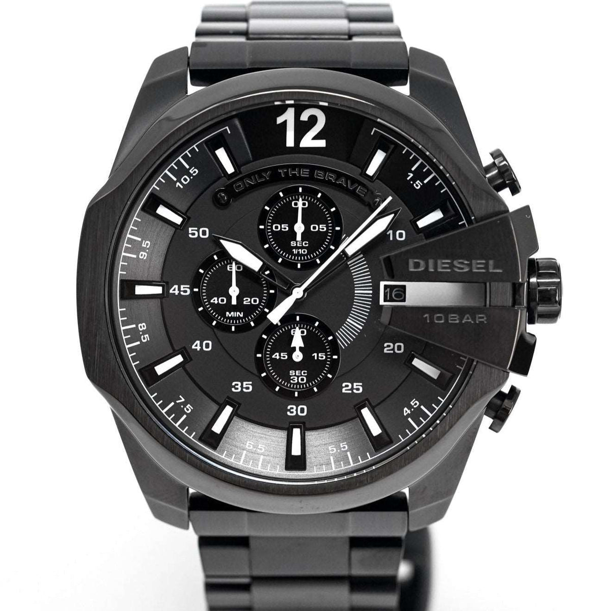 Diesel Dz4283 Men S Chronograph Mega Chief Black Pvd Watch