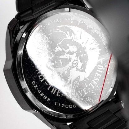Diesel Dz4283 Men S Chronograph Mega Chief Black Pvd Watch