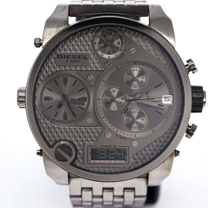 Diesel Dz7247 Men S Chronograph Big Daddy Gun Metal Watch