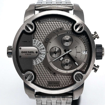 Diesel Dz7263 Men S Chronograph Little Daddy Gun Metal Watch