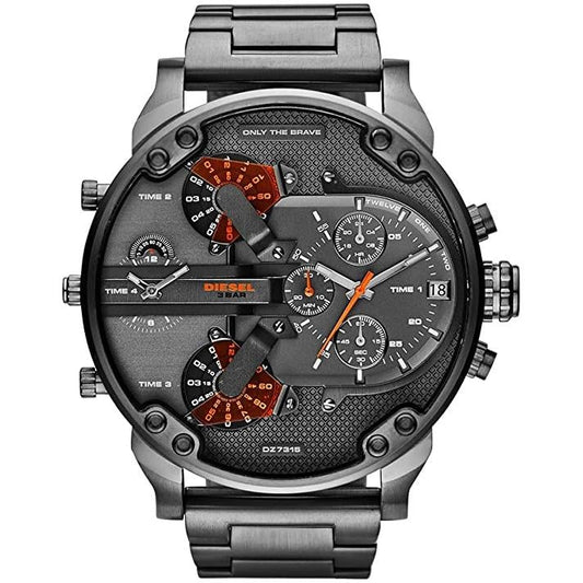 Diesel Dz7315 Men S Gunmetal Mr Daddy 2 0 Chronograph Watch