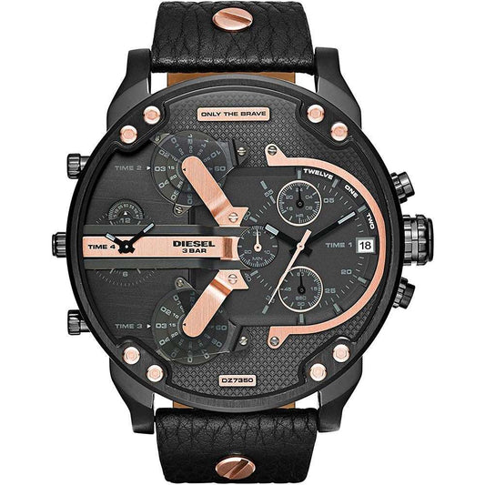 Diesel Dz7350 Men S Daddy 2 0 Black Chronograph Watch