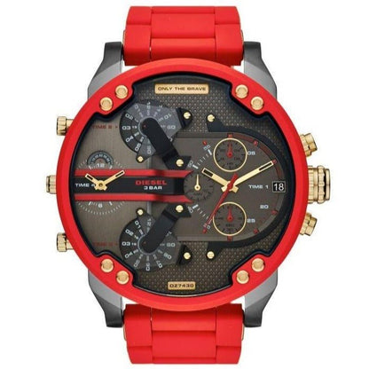 Diesel Dz7430 Men S Chronograph Mr Daddy 2 0 Red Watch