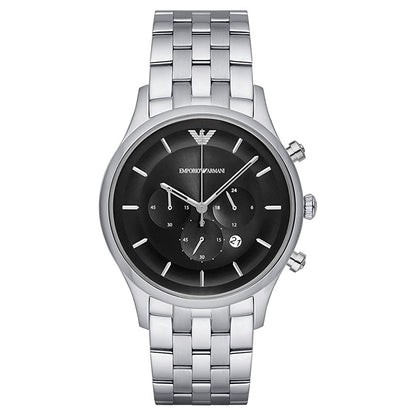 Emporio Armani Ar11017 Men S Black Chronograph Watch