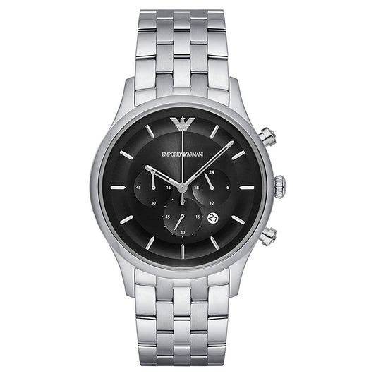 Emporio Armani Ar11017 Men S Black Chronograph Watch